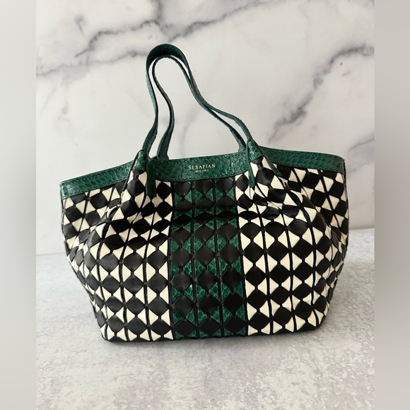 Serapian Mini Secret Bag in Mosaico Elaphe - Picture 11 of 11